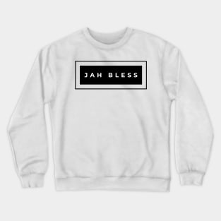 jah bless design Crewneck Sweatshirt